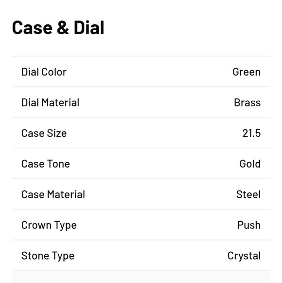 Invicta Angel Gold and Emerald Ring Watch - Picture 5 of 5